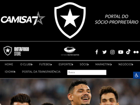 'botafogo.com.br' screenshot