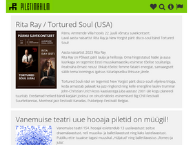 'piletimaailm.com' screenshot