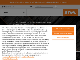'stihl.nl' screenshot