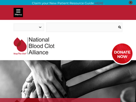 'stoptheclot.org' screenshot