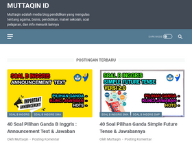 'muttaqin.id' screenshot