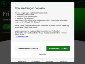 'yousee.dk' screenshot