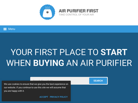 'airpurifierfirst.com' screenshot