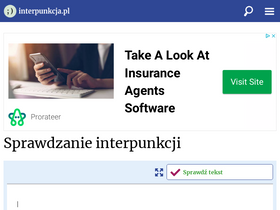 'interpunkcja.pl' screenshot