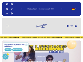 die-latzhose.com homepage screenshot