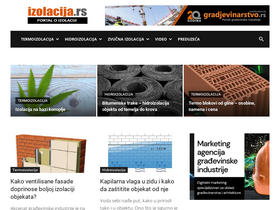 'izolacija.rs' screenshot