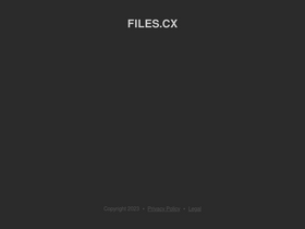 'files.cx' screenshot