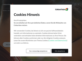 'colourbox.de' screenshot
