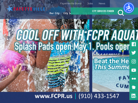 'fayettevillenc.gov' screenshot