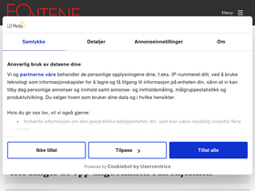 'fontene.no' screenshot
