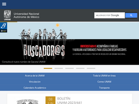 'unam.mx' screenshot
