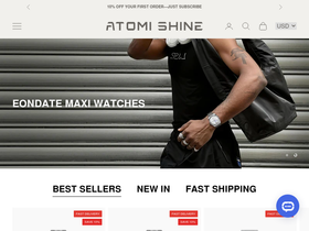 Atomishine website screenshot