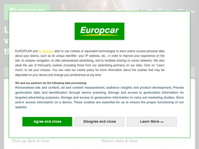 'europcar.be' screenshot