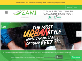 'zapatillas-minimalistas.com' screenshot