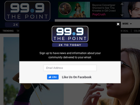 '999thepoint.com' screenshot