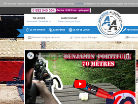 'armurerie-auxerre.com' screenshot