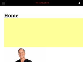 'thefamousinfo.com' screenshot