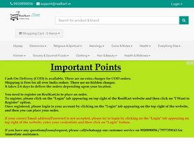 'realkart.in' screenshot