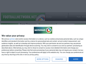 'thefootballnetwork.net' screenshot