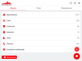 'proimobil.md' screenshot