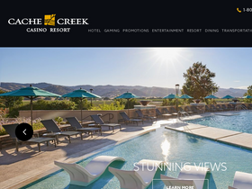'cachecreek.com' screenshot