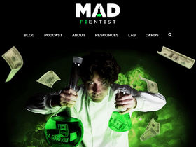 'madfientist.com' screenshot