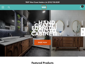 westcoastmodernla.com homepage screenshot