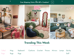 cozybear.in homepage screenshot