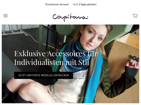 Capitana - feinste Tuchwaren homepage screenshot