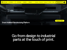 'markforged.com' screenshot