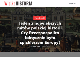'wielkahistoria.pl' screenshot