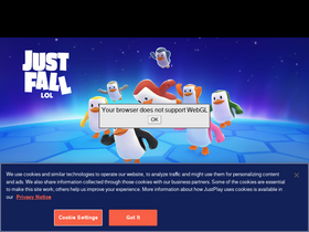 'justfall.lol' screenshot