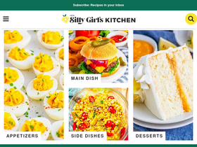 'thissillygirlskitchen.com' screenshot