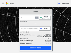 'curve.fi' screenshot