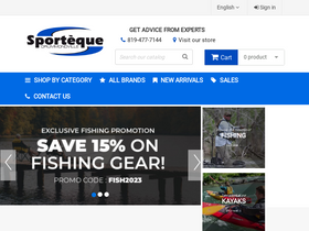 'sporteque.ca' screenshot