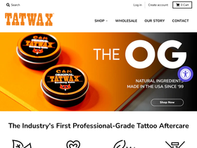 tatwax.com homepage screenshot
