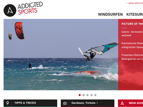 'addicted-sports.com' screenshot