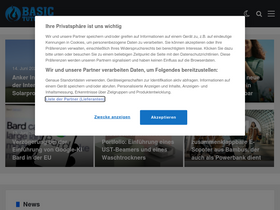 'basic-tutorials.de' screenshot