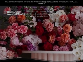 flowerwallcompanyinc.com homepage screenshot