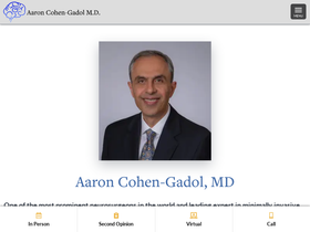 'aaroncohen-gadol.com' screenshot