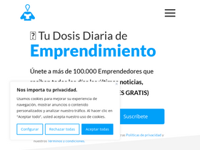 'emprendeaprendiendo.com' screenshot