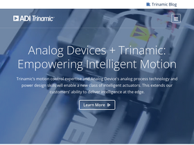 'trinamic.com' screenshot