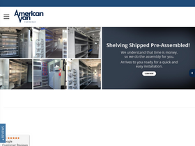 'americanvan.com' screenshot