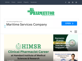 'pharmatutor.org' screenshot