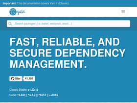 classic.yarnpkg.com