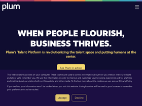 'plum.io' screenshot