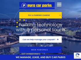 'eurocarparks.com' screenshot