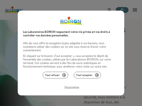 'boiron.fr' screenshot