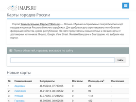 '1maps.ru' screenshot
