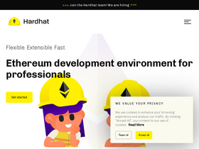 'hardhat.org' screenshot